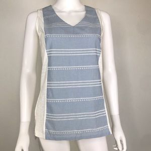 Tommy Hilfiger Cotton top blue sleeveless top size S